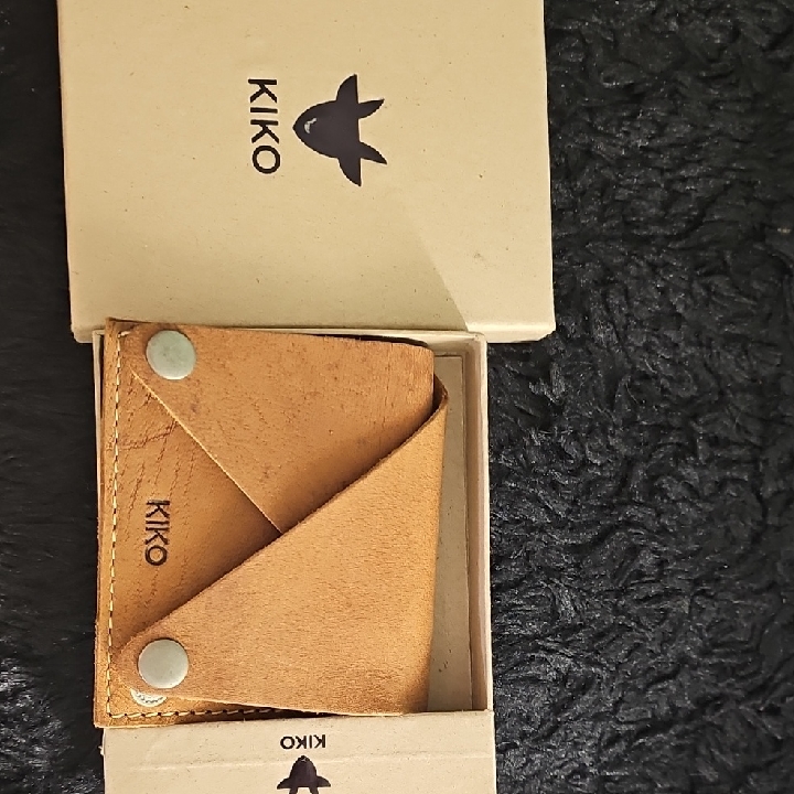Kiko Brown Leather Card Holder Kiko Brown Leather Card Holder